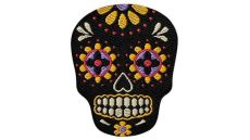 Nažehlovačka Lebka Los Muertos 3,6 x 3 cm Monoquick black