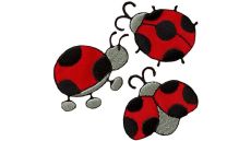 Nažehlovačka Lienky 4,5 x 3 cm a 3,5 x 3 cm Monoquick