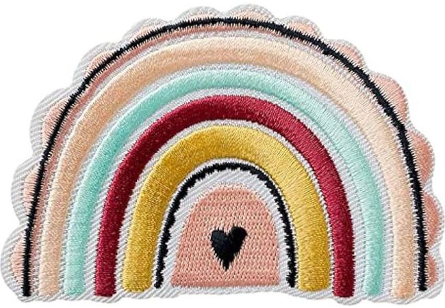 Nažehlovačka dúha so srdiečkom Monoquick