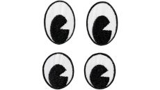 Nažehlovačka Dve páry očí 2 x 2,5 cm a 2 x 3 cm Monoquick