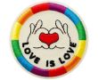 Nažehlovačka Love is Love 5,2 x 5,2 cm Monoquick