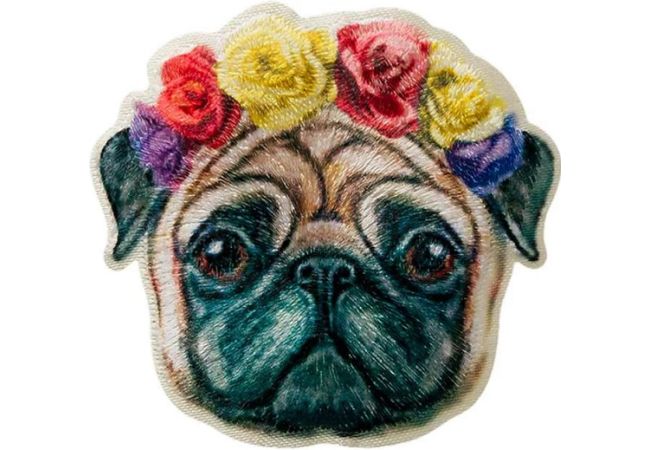 Nažehlovačka mops 5,5 x 5,5 cm Monoquick