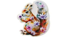 Nažehlovačka veverička s kvetmi Monoquick