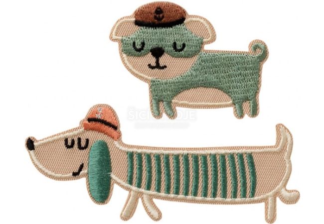 Nažehlovačka psíkovia 7 x 4 cm Monoquick