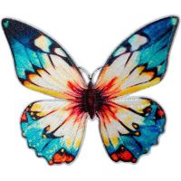Nažehlovačka Motýľ modrožltý 6 x 7,2 cm Monoquick