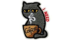 Nažehlovačka I need coffee mačka 6,0 x 4,3 cm Monoquick