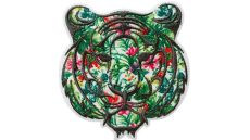 Nažehlovačka tiger kvetinový motív 7,5 x 9,5 cm Monoquick