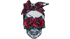 Nažehlovačka lebka abstrakcie 6,4 x 8,9 cm Monoquick