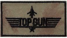 Nažehlovačka Top Gun logo 6,8 x 3,7 cm Monoquick