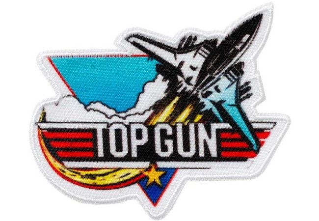 Nažehlovačka Top Gun stíhačka 5,5 x 7 cm Monoquick