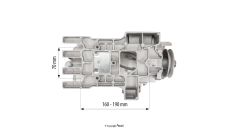 Servomotor pre priemyselné šijacie stroje TEXI POWER 750 SM