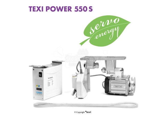 Servomotor pre priemyselné šijace stroje TEXI POWER 550 S PREMIUM