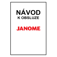 Návod, manuál na Janome HD1800