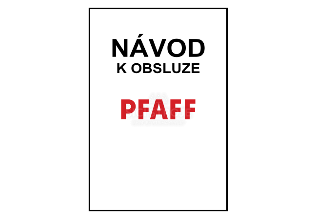 Návod, manuál na Pfaff Ambition 640