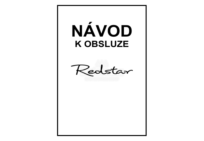 Návod, manuál na Redstar R07/R09