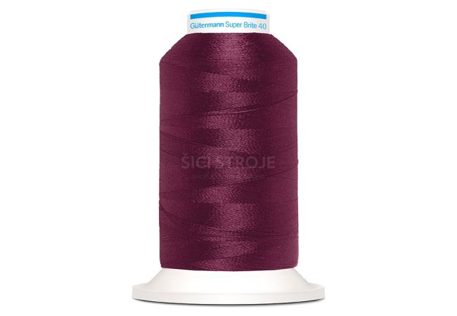 Vyšívacia niť Gütermann Super Brite Polyester 40 1000 m - 5676