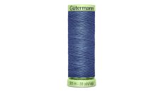 Gombíková (režná) niť Gütermann 30 m - 112 - modrá