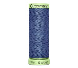 Gombíková (režná) niť Gütermann 30 m - 112 - modrá