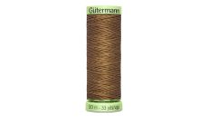 Gombíková (režná) niť Gütermann 30 m - 124 - hnedá