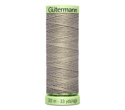Gombíková (režná) niť Gütermann 30 m - 132 - béžová