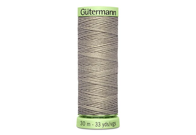 Gombíková (režná) niť Gütermann 30 m - 132 - béžová