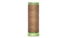 Gombíková (režná) niť Gütermann 30 m - 139 - hnedá