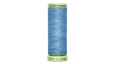 Gombíková (režná) niť Gütermann 30 m - 143 - modrá