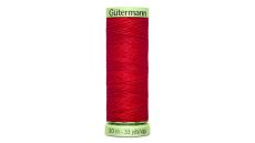 Gombíková (režná) niť Gütermann 30 m - 156 - červená