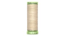 Gombíková (režná) niť Gütermann 30 m - 169 - béžová