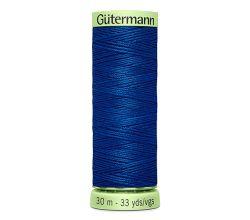 Gombíková (režná) niť Gütermann 30 m - 214 - modrá