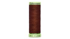 Gombíková (režná) niť Gütermann 30 m - 230 - tmavo hnedá