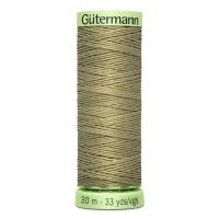 Gombíková (režná) niť Gütermann 30 m - 258 - khaki