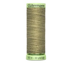 Gombíková (režná) niť Gütermann 30 m - 258 - khaki