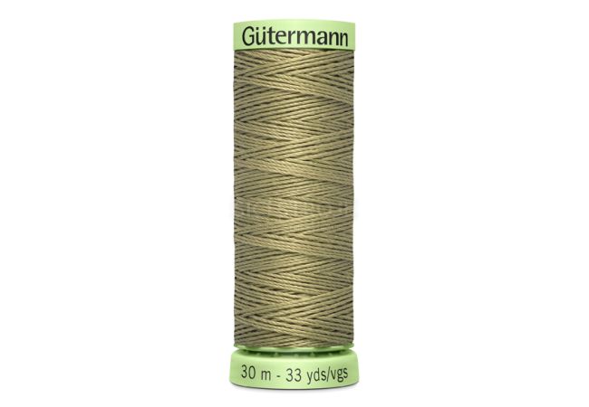 Gombíková (režná) niť Gütermann 30 m - 258 - khaki