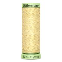 Gombíková (režná) niť Gütermann 30 m - 325 - svetlo žltá