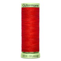 Gombíková (režná) niť Gütermann 30 m - 364 - červená