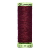 Gombíková (režná) niť Gütermann 30 m - 369 - vínová