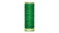 Gombíková (režná) niť Gütermann 30 m - 396 - zelená