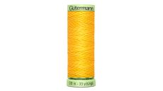 Gombíková (režná) niť Gütermann 30 m - 417 - žltá