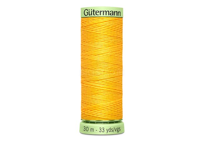 Gombíková (režná) niť Gütermann 30 m - 417 - žltá