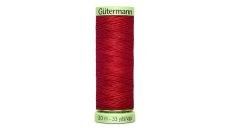 Gombíková (režná) niť Gütermann 30 m - 46 - červená