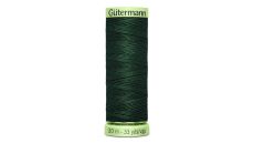 Gombíková (režná) niť Gütermann 30 m - 472 - tmavo zelená