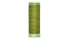Gombíková (režná) niť Gütermann 30 m - 582 - olivová