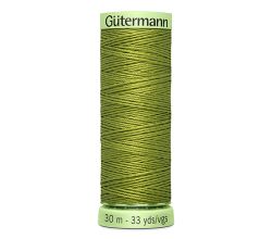 Gombíková (režná) niť Gütermann 30 m - 582 - olivová