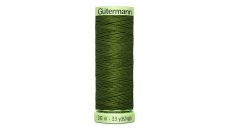 Gombíková (režná) niť Gütermann 30 m - 585 - olivová