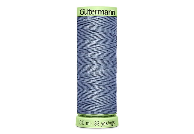 Gombíková (režná) niť Gütermann 30 m - 64 - modrá