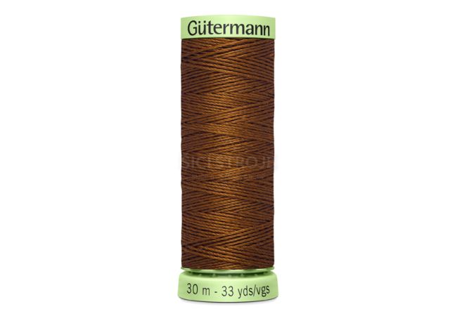 Gombíková (režná) niť Gütermann 30 m - 650 - hnedá