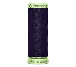 Gombíková (režná) niť Gütermann 30 m - 665 - modročierna
