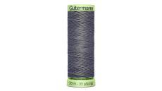 Gombíková (režná) niť Gütermann 30 m - 701 - šedá