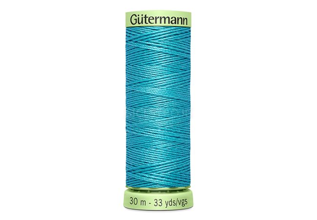 Gombíková (režná) niť Gütermann 30 m - 714 - tyrkysová